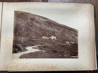 Grand Tour.- Photograph album.- an oblong folio photo album showing typical Grand Tour scenes, containing around 100+ photographs, and another album. (2) - 8