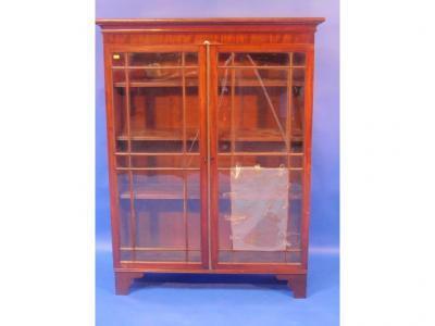 A 19thC mahogany bookcase