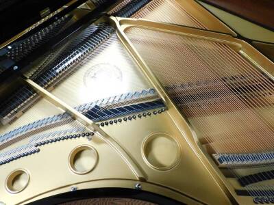 A W.Hoffmann by C Bechstein of Europe baby grand piano, in a black gloss finish, with soft close lid, with three pedals, numbered 176282, 147cm high, 102cm wide, approx 153cm deep - 2