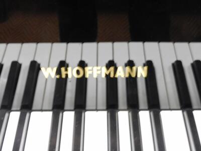 A W.Hoffmann by C Bechstein of Europe baby grand piano, in a black gloss finish, with soft close lid, with three pedals, numbered 176282, 147cm high, 102cm wide, approx 153cm deep - 3