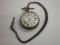 A pocket watch, the dial signed by W E Whiteman of East Kirkby Notts, in