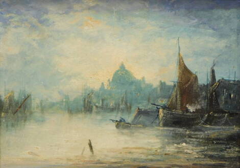 19thC School. Venice, oil on board, unsigned, 26cm x 35cm.