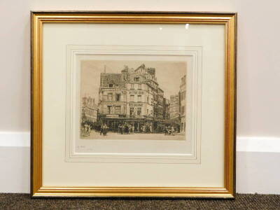 Early 20thC French School. First State Aupere-Adam Restaurant, 17/81 engraving, unsigned, 15cm x 19cm. - 2