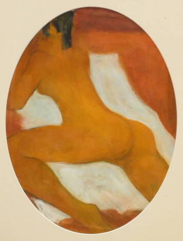 Antonin (Tony) Bartl (1912-1998). Female study, oil, signed, 54cm x 40cm.