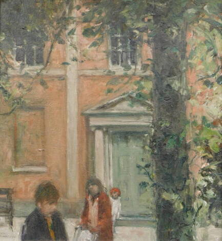 •Peter Brannan (1926-1994). Lincoln Sessions House, oil on board, signed and dated (19)90, 24.5cm x 22cm.