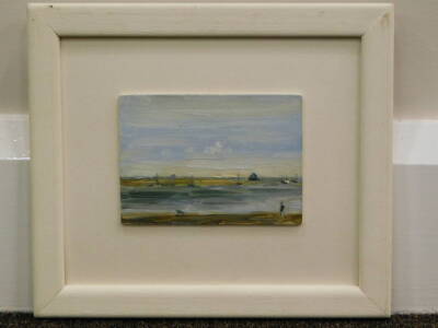 Allen Smith. Toward Spurn, signed and titled verso, 17.5cm x 10.5cm. - 2