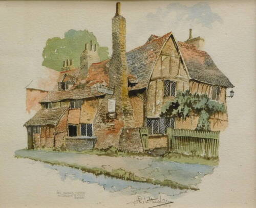 H.C.S. Whittingham. John Milton's Cottage, watercolour, signed, titled and dated Aug (19)75, 31.5cm x 39cm.