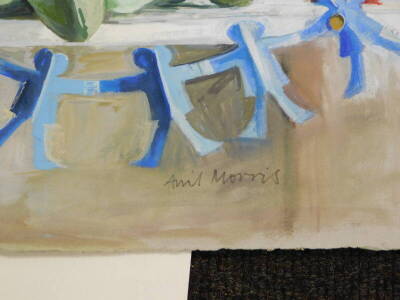 Avril Morris (20thC). The Toy Shelf, watercolour, 44cm x 50cm. - 3