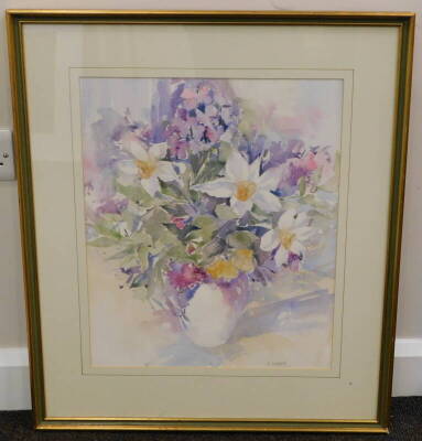 Alison Mitchell. Floral Study, watercolour, signed, 48cm x 41cm. - 2