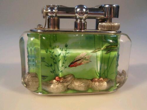 A 1950-1959 Dunhill 'Aquarium' table lighter