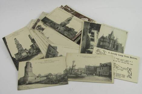 Postcards,.mainly relating to WWI.