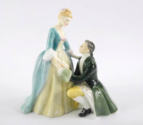 A Royal Doulton figure of The Suitor HN2132.