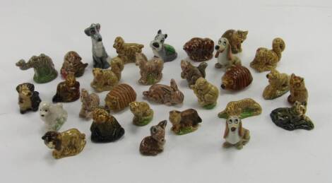 Wade Whimsie animals, and Disney animation dogs, (a quantity).