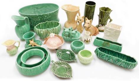 A group of Sylvac ceramics, to include vases, dogs, animals, trinket dishes, etc. (1 tray)