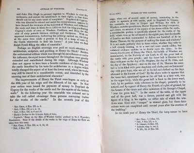 Tighe (Robert Richard) and J.E. Davies ANNALS OF WINDSOR... 2 vol, folding hand-coloured plan, publisher's cloth, 8vo, 1858. - 4