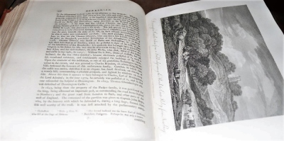 Lysons (Daniel) MAGNA BRITANNIA... 6 vol. in 8, engraved plates throughout, contemporary half calf over patterned boards, folio, T. Cadell & W. Davies,1806-22. - 4