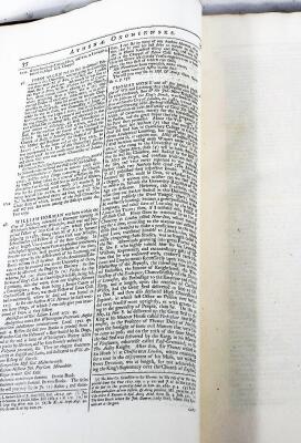 Wood (Anthony) ATHENAE OXONIENSIS... 4 vol., title in red and black, contemporary calf, folio, R. Knaplock, D. Midwinter & J. Tonson, 1721. - 3