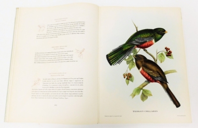 Gould (John). Oiseaux, Editions du Chene, 1960 16inch x 12inch portrait with nineteen full page colour plates: together with three Redoute plates of roses. - 3