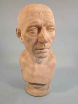 G D Rossi (19thC). Bust of the Emperor Cicero