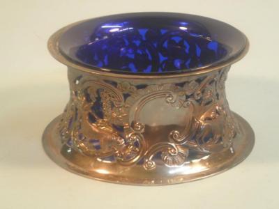 An Edward VII Irish silver dish ring