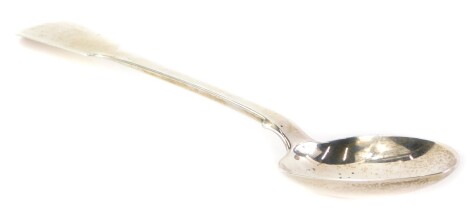 A William IV silver basting spoon, fiddle pattern, London 1834, 4¾oz.