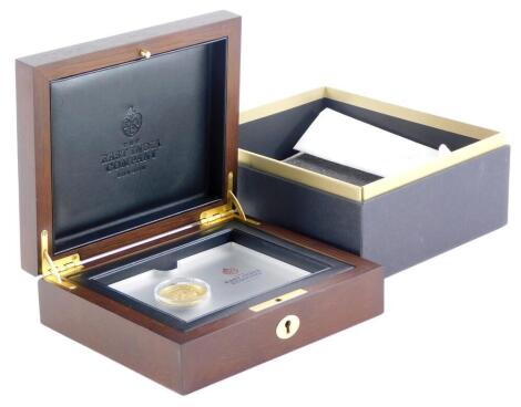 An East India Company Limited Edition 2019 Japanese gold Trade Dollar, 1oz, 24ct gold proof presentation coin, number 6 of 200, sold with a certificate, accompanying paperwork and lockable case etc.