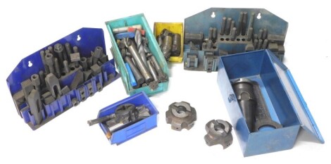 A quantity of engineer's milling machine tools, etc.