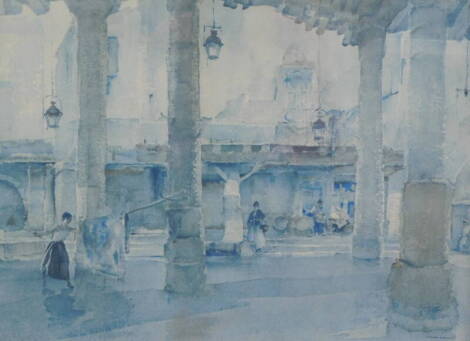 Sir William Russell-Flint (1880-1969). Interior scene, artist signed print, 42cm x 60cm and two further prints. (3)