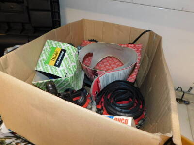 Assorted car and bike parts, a bike lift, JVC CD receiver, etc. (a quantity) - 2