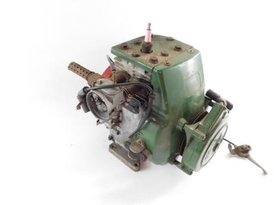 A Villiers lawnmower engine, serial no 599D 32589. - 2