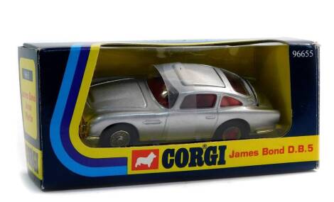 A Corgi die cast model of James Bond's Aston Martin DB5, 96655, with operating instructions, boxed.