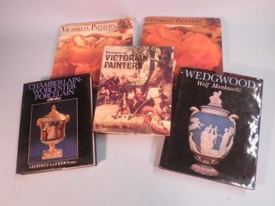A quantity of books on Art and Antiques to include Chamberlain Worcester