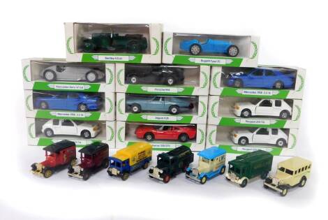 Corgi Mobil die cast vehicles, Corgi Cameo Collection die cast trucks, etc. (a quantity)