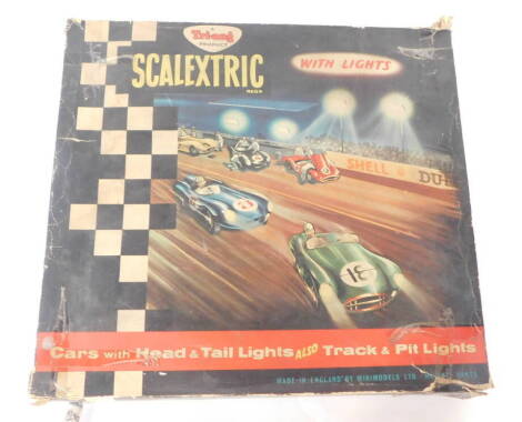 A Scalextric model motor racing set, Competition Car Series, with light, model no. CM4, boxed.