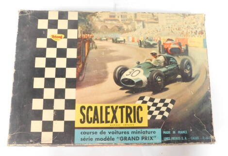 A French Scalextric set, The Doitures Miniature Serie Modele Stage Mark Grand Prix, model GP33, boxed.