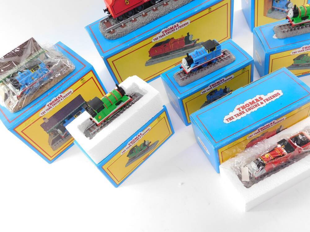 Leonardo Collection Thomas The Tank Engine models, boxed