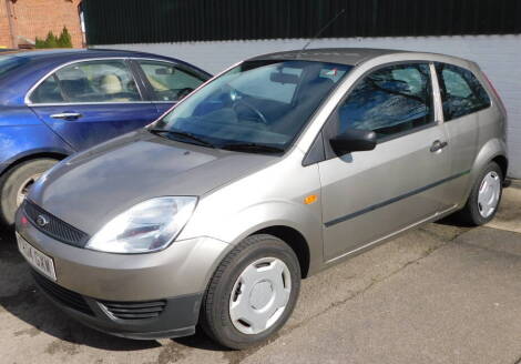 A Ford Fiesta Finesse, Registration FV04 GXW, three door hatchback, petrol, 1242cc, silver, first registered 21/07/2004, V5 present, 37,531 recorded miles. To be sold upon the instructions of the Executors of Charles Potter (Dec'd)