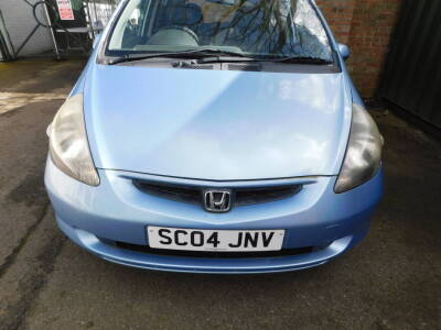 A Honda Jazz SE CVT, Registration SC04 JNV, 5 door hatchback, petrol, 1339cc, blue, first registered 01/07/2004, V5 present, 58,399 recorded miles. To be sold upon the instructions of the Executors of Ellen Edith Wood (Dec'd). - 14