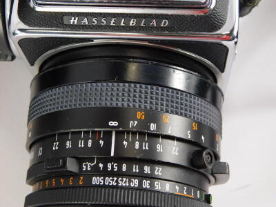 A Hasselblad 501cm camera, with Zeiss Planar F3.5 100mm lens, WLF and A12 film back. - 4