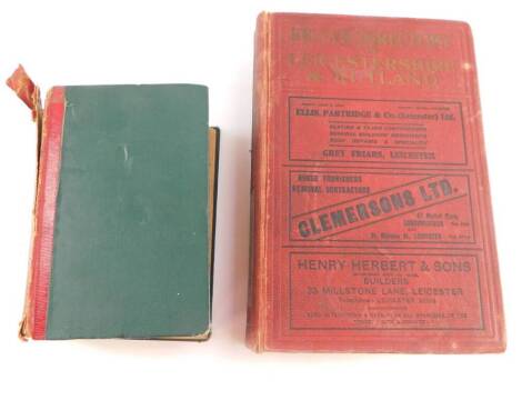 Kelly's Directory of Leicestershire and Rutland 1932, together with Mrs Beeton's Book of Household Management, published by Ward, Lock & Company, London. (2)