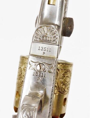 A fine replica of the Colt .36 calibre 1861 Navy Revolver, numbered ...