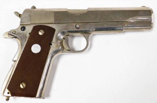 A replica of the US Army model .45 calibre auto loading