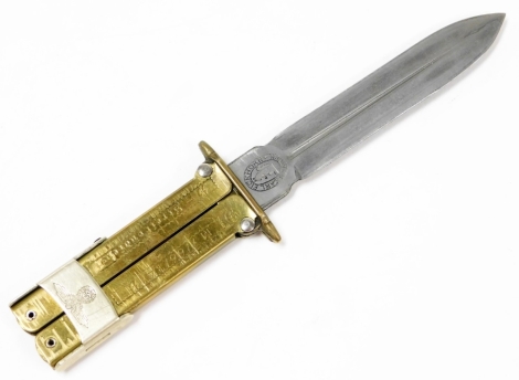 A reproduction German paratrooper type folding knife.