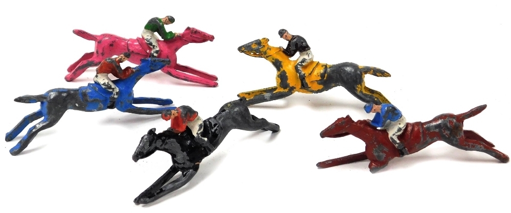 Plastic horse and jockey figures online