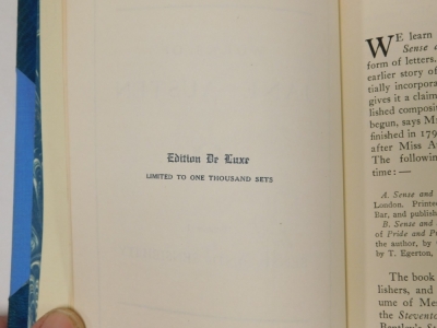 Austen (Jane). Works, six leather bound volumes, half calf, bound by Bangorski and Sutcliffe for Asprey, edition de luxe. - 3