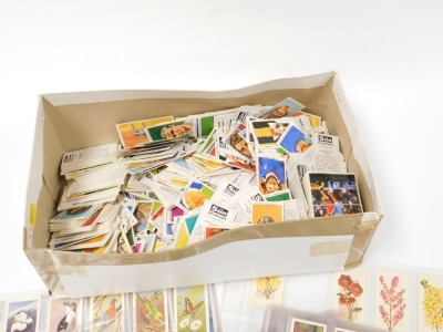 A group of tea and trade cards, to include Sun soccer cards, wildlife, trains, etc. (2 boxes) - 3