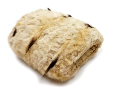 An Ermine hand muff.