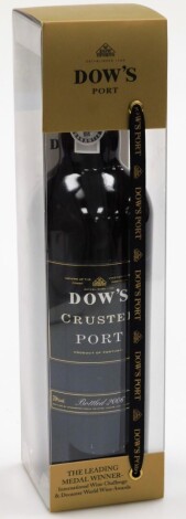 A Dow's crusted port, in presentation box, 32cm high.