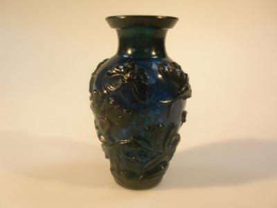 A Peking overlay glass vase