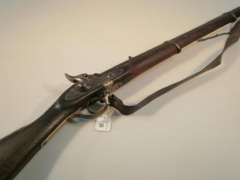 A Victorian Enfield three band percussion rifle